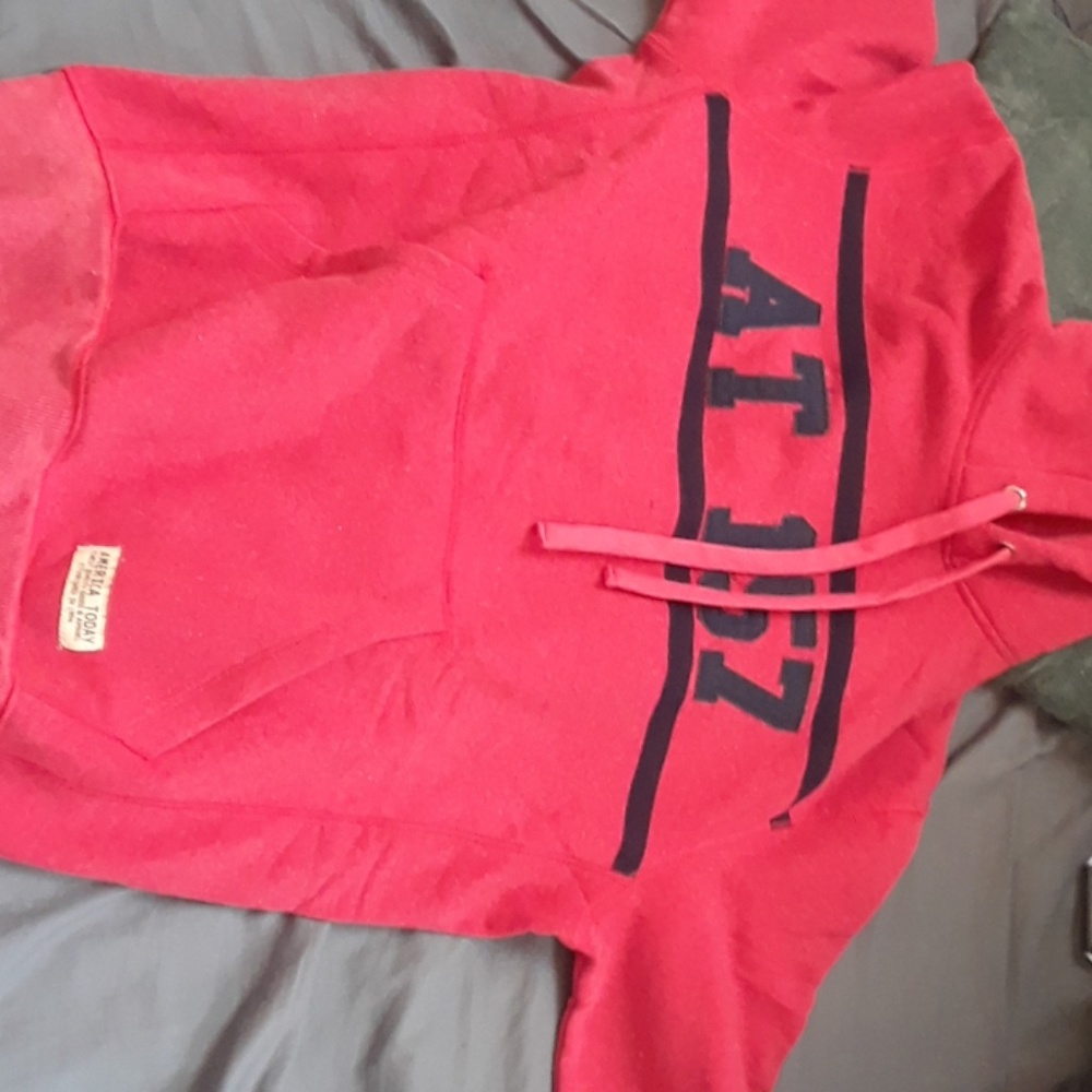 Red Fleece hoodie